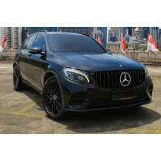 Передняя решетка GT Panamericana Черная (2015-2019) для Mercedes GLC X253