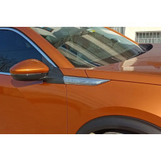 Накладки на крила (2 шт, нерж) для Peugeot 2008 2019- рр