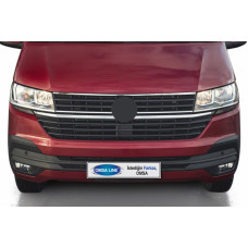 Верхняя накладка на решетку радиатора 2019-2025 (1 шт, нержавейка) для Volkswagen T6