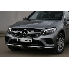 Передняя решетка Diamond Silver (2015-2019) Без места под камеру для Mercedes GLC X253
