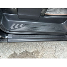 Накладки на пороги EuroCap (2 шт, ABS) для Mercedes Vito/V-class W447 2014- гг