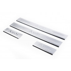 Накладки на Пороги (4 шт, Carmos) для Ауди A6 C5 2001-2004 гг