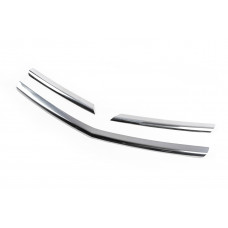 Хром Накладки на Решетку (3 шт, Нержавейка) для Opel Antara 2006-2017 гг