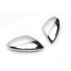 Накладки на дзеркала Carmos (2 шт, нерж) для Alfa Romeo Stelvio 2016- рр