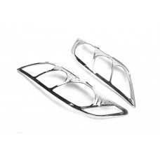 Накладки на фары (2 шт, пластик) для Toyota Camry 2006-2011 гг