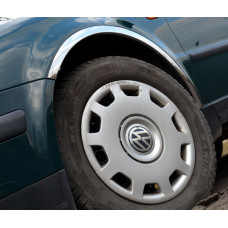 Накладки на арки (4 шт, нержавейка) Универсал, 1996-2000 для Volkswagen Passat B5