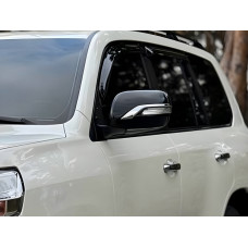 Накладки на Зеркала (с Поворотником, Стиль 2016) Белый для Toyota Land Cruiser 200 2007-2021 гг