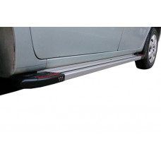 Бокові пороги Rainbow (2 шт., Алюміній) Довга база для Mercedes Citan 2013-2021 рр