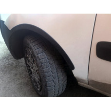Расширители арок (4 шт, черные) для Fiat Doblo I 2001-2005 гг