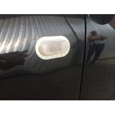 Хромированные накладки на поворотники (2 шт., нержавейка) для Dacia Duster 2008-2018 гг