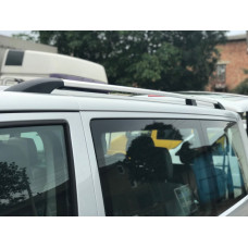 Хромированные Рейлинги Короткая база, пластиковые ножки для Volkswagen T5 Transporter 2003-2010 гг