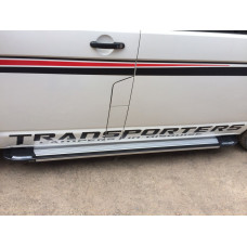 Боковые Подножки Rainbow (2 шт., Алюминий) Короткая База для Volkswagen T6 2015-2024 гг