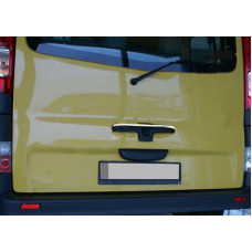 Хромированная накладка на ручку багажника (нержавейка) для Opel Vivaro 2001-2015 гг