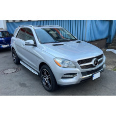 Боковые пороги Оригинальный дизайн (2 шт., Алюминий) для Mercedes GLE/ML сlass W166 2011-2018 гг
