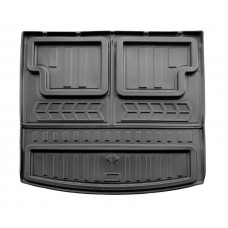 Килимок в багажник Stingray 3D (Allspace, USA, 7-місний зі складеним 3-м рядом) для Volkswagen Tiguan 2016-2023 рр