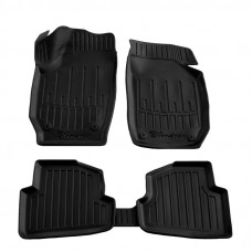 Коврики резиновые Stingray 3D (5 шт, полиуретан) для Skoda Fabia 2007-2014 гг