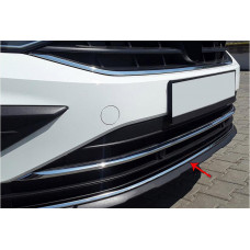 Накладка на Передний Бампер Нержавеющая Сталь 2020-2025 для Volkswagen Tiguan