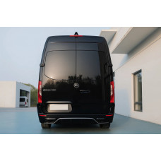 Задний бампер AMG (для средней базы, ABS) для Mercedes Sprinter W907/W910 2018- гг