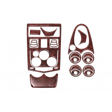 Накладки на панель приборов (Вариант 2) Дерево для Dacia Logan MCV 2004-2014 гг