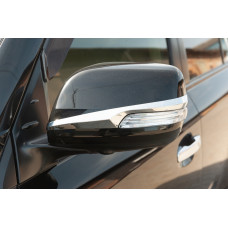 Накладки на Зеркала 2012-2021 (2 шт, Хром) для Toyota Land Cruiser 200