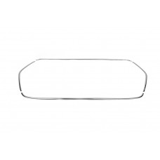 Хромированные Обводки Решетки (2019-2025, 4 шт, Нержавеющая Сталь) OmsaLine - Итальянская Нержавейка для Ford Transit 2014- гг