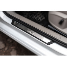 Накладки на пороги Flexill Sport (4 шт, нержавейка) для Volkswagen Golf 7/E-Golf 2012-2020 гг