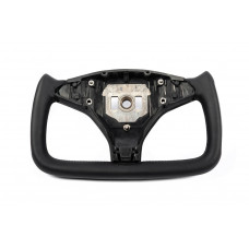 Руль штурвал (Кожзам, Карбон, без подогрева) для Tesla Model X 2015- гг