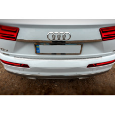 Хром планка над номером (нерж) для Ауди Q7 2015- рр