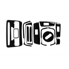 Декор панели Черный для Ауди A1 2010-2018 гг