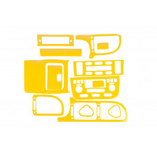 Накладки на панель (жовтий колір) для Peugeot 406 1995-2004 рр