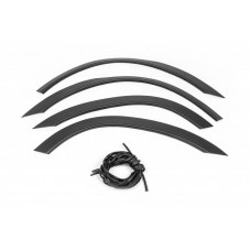 Расширители арок (4 шт, черные) для Mitsubishi Outlander 2001-2006 гг