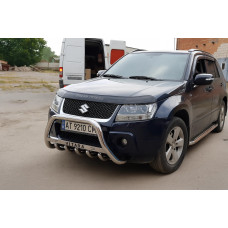 Кенгурятник WT004 Нержавейка для Suzuki Grand Vitara 2005-2017 гг