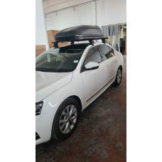 Поперечины на гладкую крышу (2 шт, Asaf V4) для Skoda Superb 2015-2024 гг