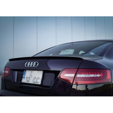Спойлер DPT (Черный Глянец) для Ауди A6 C6 2004-2011 гг