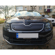 Зимняя накладка на решетку радиатора (2013-2017) Матовый для Skoda Octavia III A7