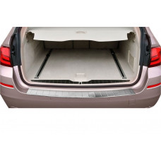 Накладка на задний бампер OmsaLine (SW, нержавейка) для BMW 5 серия F-10/11/07 2010-2016 гг