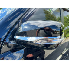 Накладки на зеркала (2 шт, хром) для Lexus GX460 2009-2023 гг