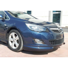 Передний лип DPT V-2 (под покраску) для Opel Astra J 2009-2015 гг