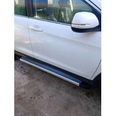 Боковые пороги Maya V2 (2 шт., алюминий) для Honda CRV 2012-2016 гг