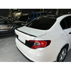 Спойлер LIP (Sunplex, черный) (119,1см *5,5см) для Fiat Tipo 2016- гг