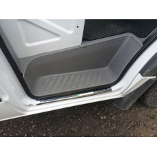 Накладки на Пороги VIP-Style (2 шт, Нержавеющая Сталь) для Mercedes Sprinter W906 2006-2018 гг