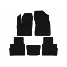 Килимки текстильні Premium (5-ти місний, Чорний) для Nissan X-trail T33/Rogue 2022- рр
