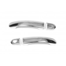 Накладки на ручки OmsaLine (2 шт., Нержавеющая сталь) для Volkswagen EOS 2006-2011 гг