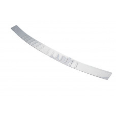 Накладка на задний бампер Carmos V1 Нержавейка для Volkswagen Caddy 2015-2020 гг