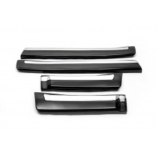 Комплект дверных молдингов (2008-2016) Белый для Toyota Land Cruiser 200