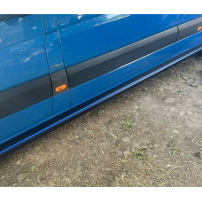 Боковые Подножки Maya Blue (2 шт., Алюминий) Long/ExtraLong для Mercedes Sprinter W906 2006-2018 гг