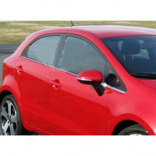 Окантовка окон нержавейка для Kia Rio 2012-2017 гг