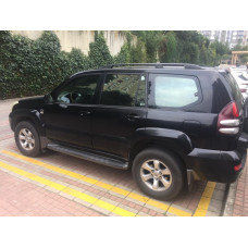 Рейлинги Skyport Black (2 шт) для Toyota Land Cruiser Prado 120 2002-2009 гг