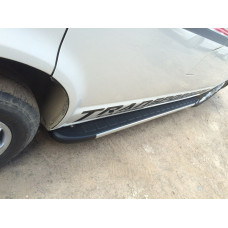 Боковые Подножки Duru (2 шт., Алюминий) Длинная База для Volkswagen T5 Caravelle 2004-2010 гг