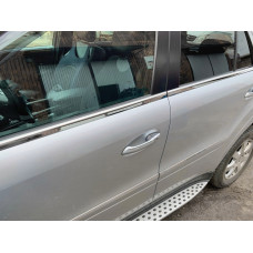 Зовнішня окантовка вікон (4 шт, нерж) OmsaLine - Італійська нержавійка для Mercedes ML W164 2005-2011 рр